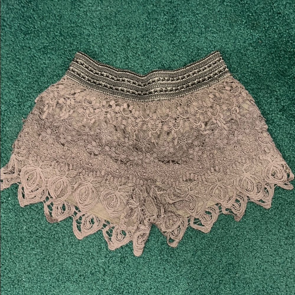 Crochet Lace Shorts